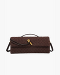 Clutch Bergamo de ante trenzado