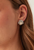 Pendientes Coco Rose - Niebla Marfil