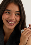 Anillo interior plateado