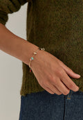 Pulsera Here chapada en oro/multicolor