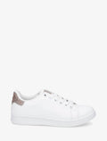 Zapatillas con contrafuerte de strass - Oro rosa