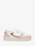 Zapatillas de imitación con paneles - Rosa