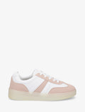 Zapatillas perforadas de dos materiales - Rosa