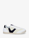 Zapatillas planas con panel de efecto tejido - Blanco