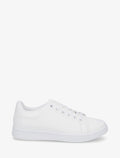 Zapatillas clásicas de piel sintética - Blanco