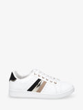 Zapatillas clásicas con bandas de colores e iridiscentes - Negro