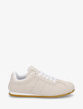 Zapatillas deportivas de ante sintético con puntera redonda - Beige