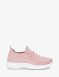 Zapatillas de malla estilo running - Rosa