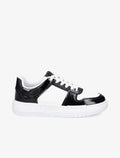 Zapatillas iridiscentes y con purpurina de imitación - Negro