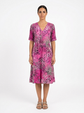 Adèle, vestido con escote en V