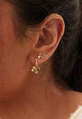 Set de pendientes Ajani 2 en 1, dorados