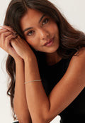 Pulsera de cristal Arash chapada en oro