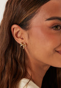 Pendientes Cassian bañados en oro